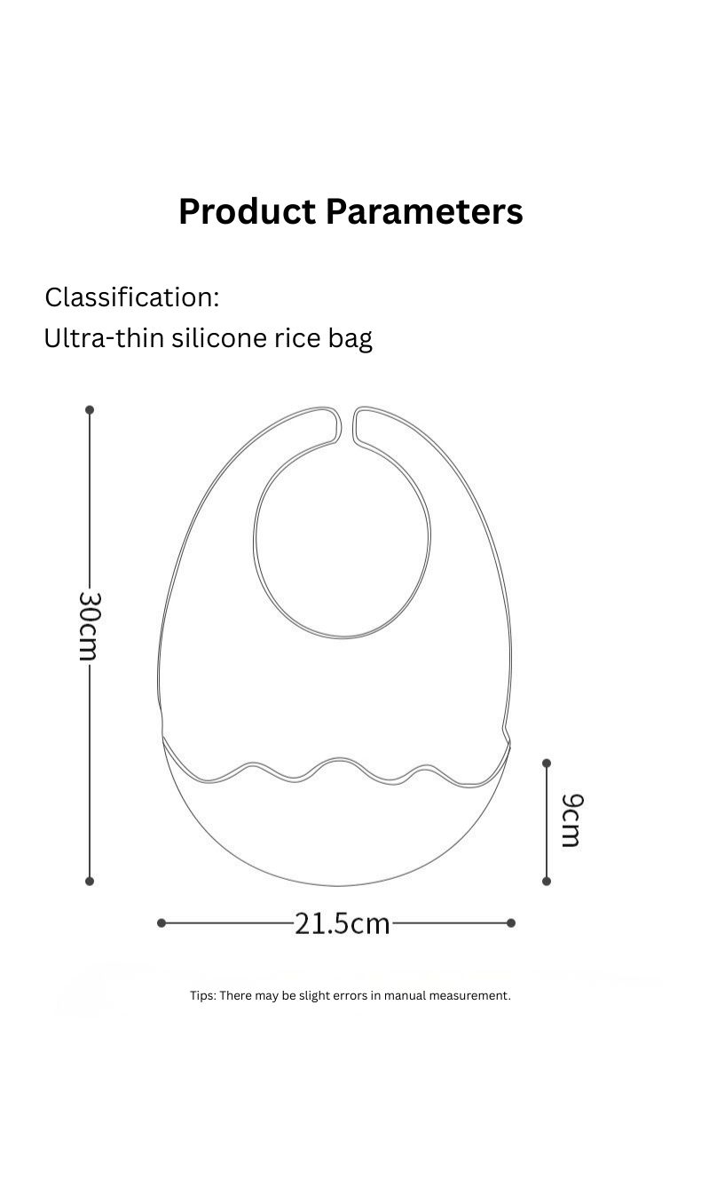 Baby Silicone Bib | Food-Grade | Heat Resistant 200°C | Adjustable Neck | Anti-Spill 3D Pocket | BPA-Free & Odourless thumbnail