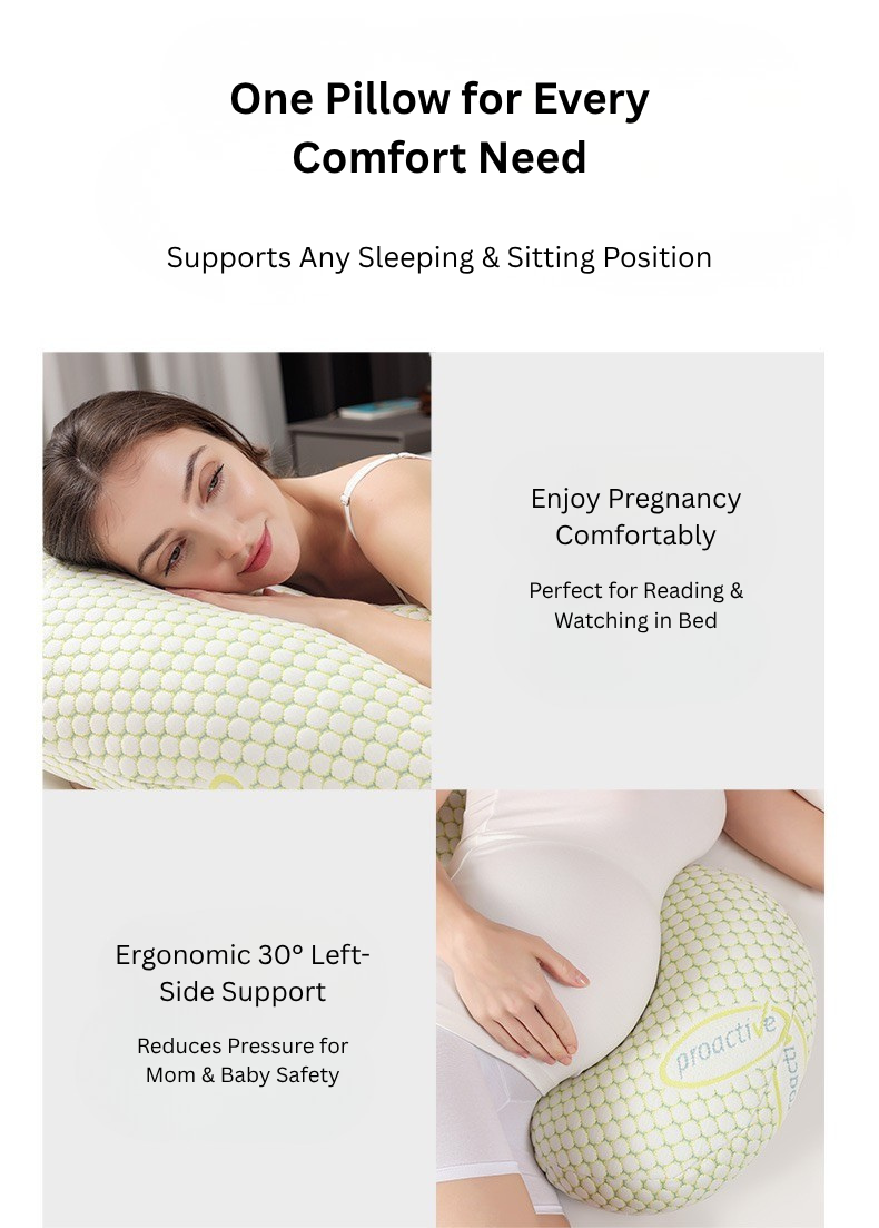 Pregnancy U-Shaped Maternity Pillow with Adjustable Filling | 360° Full Body Support Pillow for Pregnant Women | Back, Waist & Belly Support Nursing Pillow thumbnail