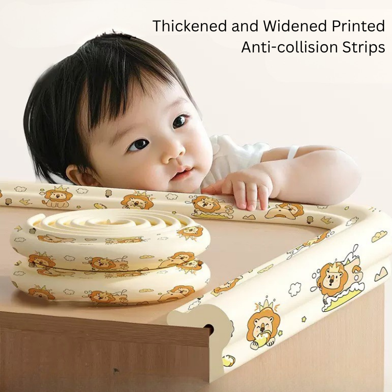 Baby Corner Protector Anti-Collision Safety Strip | Thickened L-Shaped Edge Guard with Strong Adhesive | Soft Shockproof Table Corner Protection for Kids thumbnail