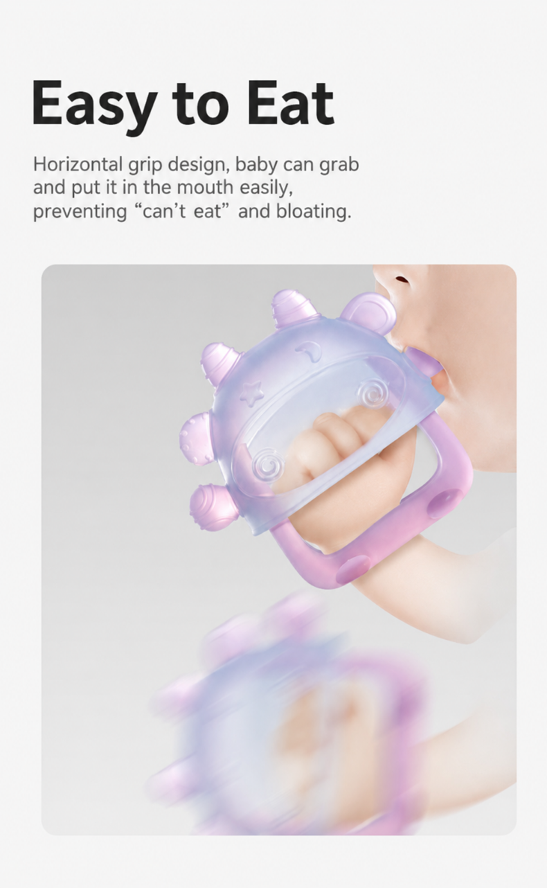 Baby Silicone Teething Glove with Storage Box | Anti-Hand-Biting Teether for Infants | Soft BPA-Free Teething Mitten for Newborn Babies thumbnail