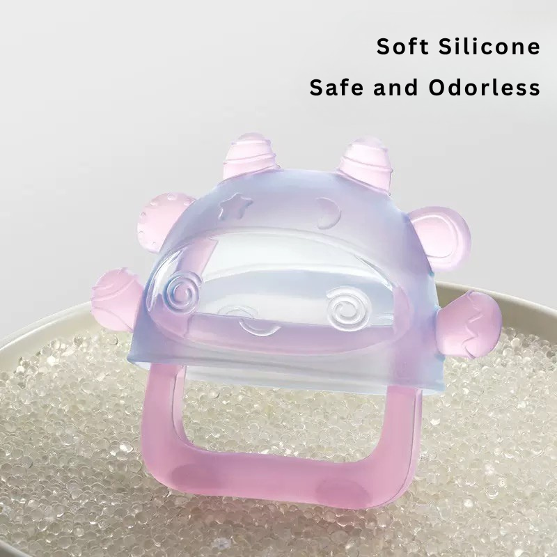 Baby Silicone Teething Glove with Storage Box | Anti-Hand-Biting Teether for Infants | Soft BPA-Free Teething Mitten for Newborn Babies thumbnail