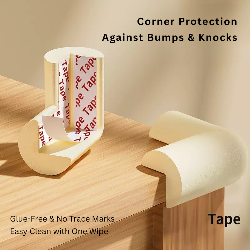 Baby Corner Protector | Thickened Anti-Collision Table Corner Guard | Soft Shockproof Self-Adhesive Safety Protector for Kids thumbnail
