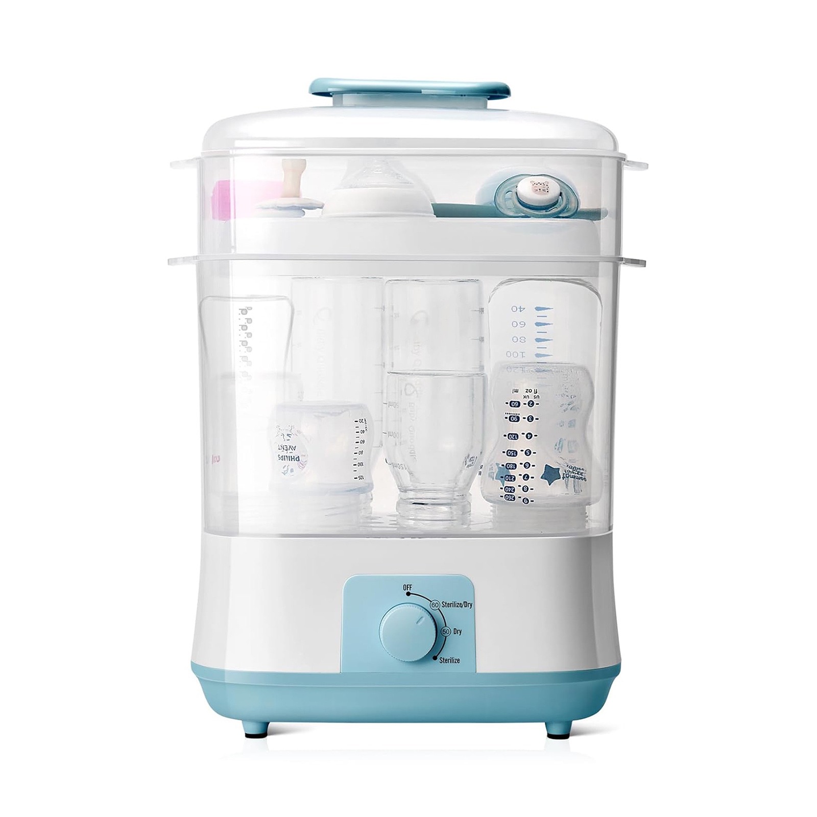 Baby Bottle Sterilizer & Dryer | 3-in-1 Steam Sterilizer with 72-Hour Storage Function | Large Capacity Sterilization for Bottles, Pacifiers & Accessories thumbnail
