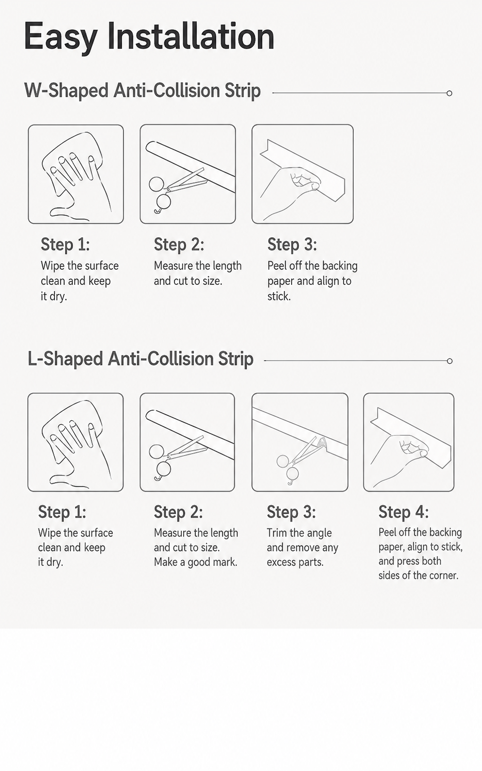 Baby Edge Protector Strip | Soft Anti-Collision Foam Edge Guard | Strong Adhesive Furniture Safety Cushion for Tables, Cabinets & Cribs thumbnail
