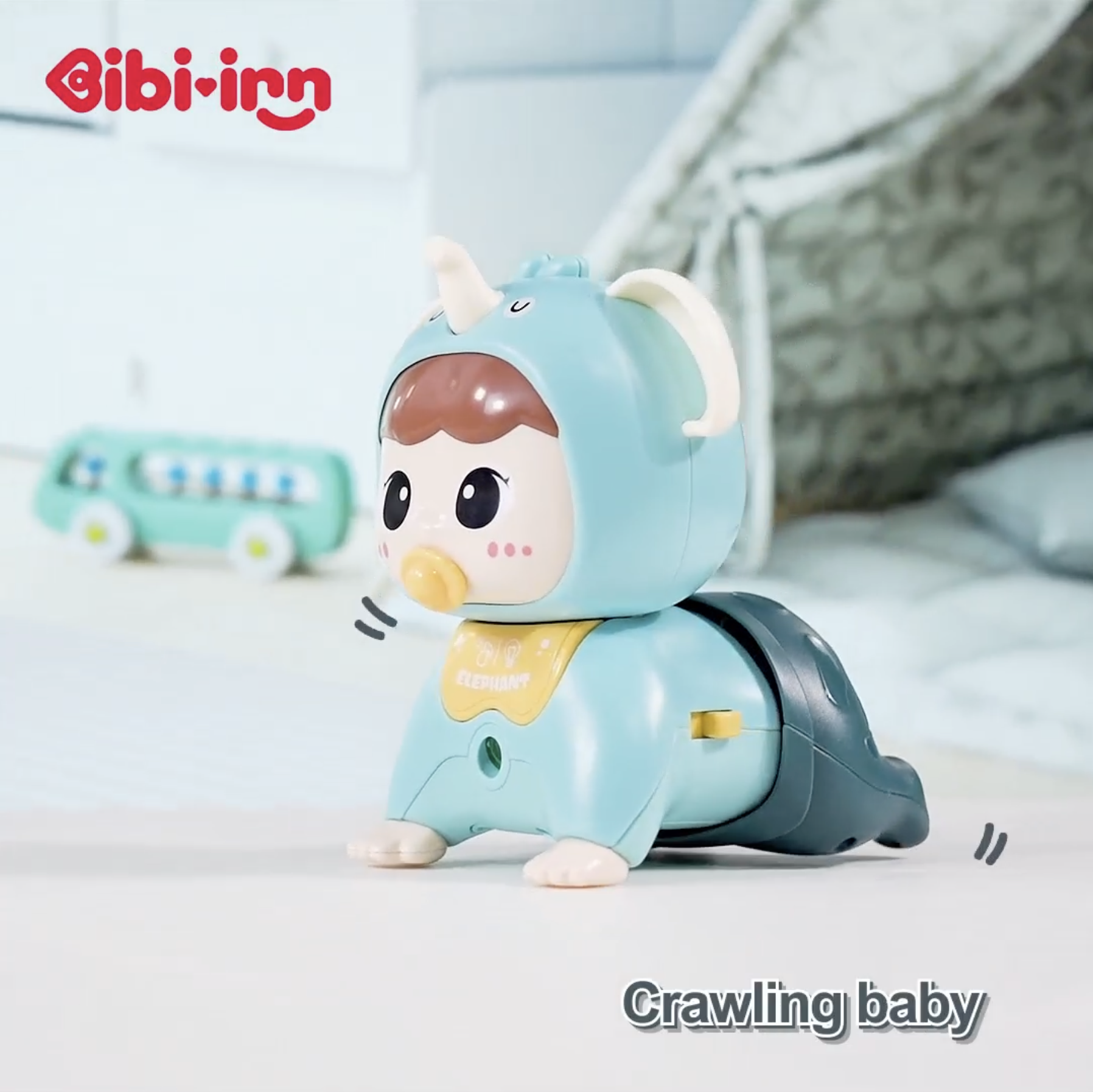 Newborn Crawling Baby Toy – 3-in-1 Musical Projection Crawling Toy with Lights & Music for Kids thumbnail