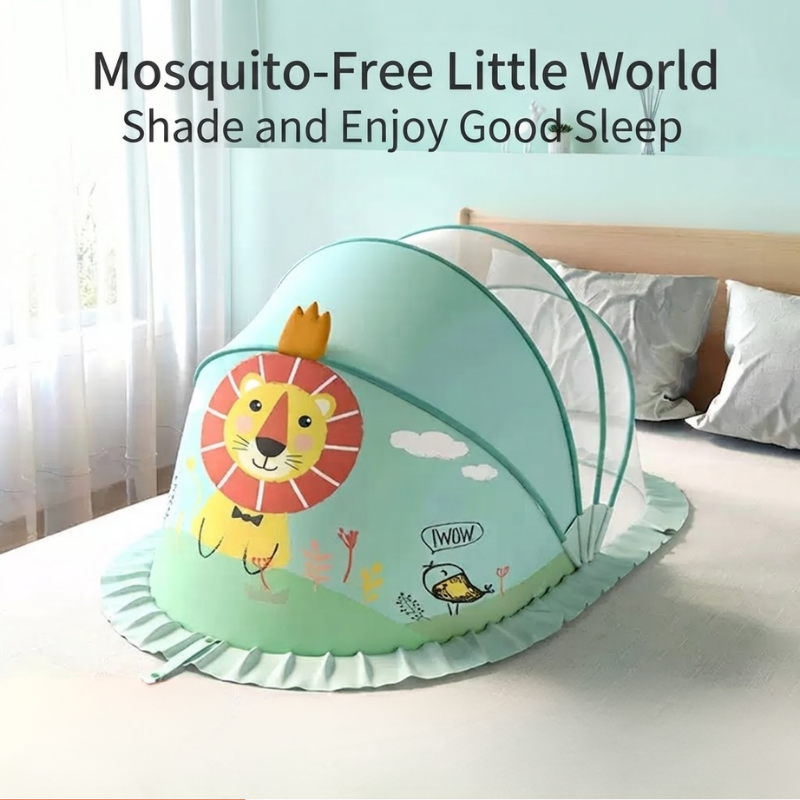 Foldable Baby Mosquito Net | Tool-Free Pop-Up Mosquito Tent | Portable Baby Bed Canopy for Newborns & Infants