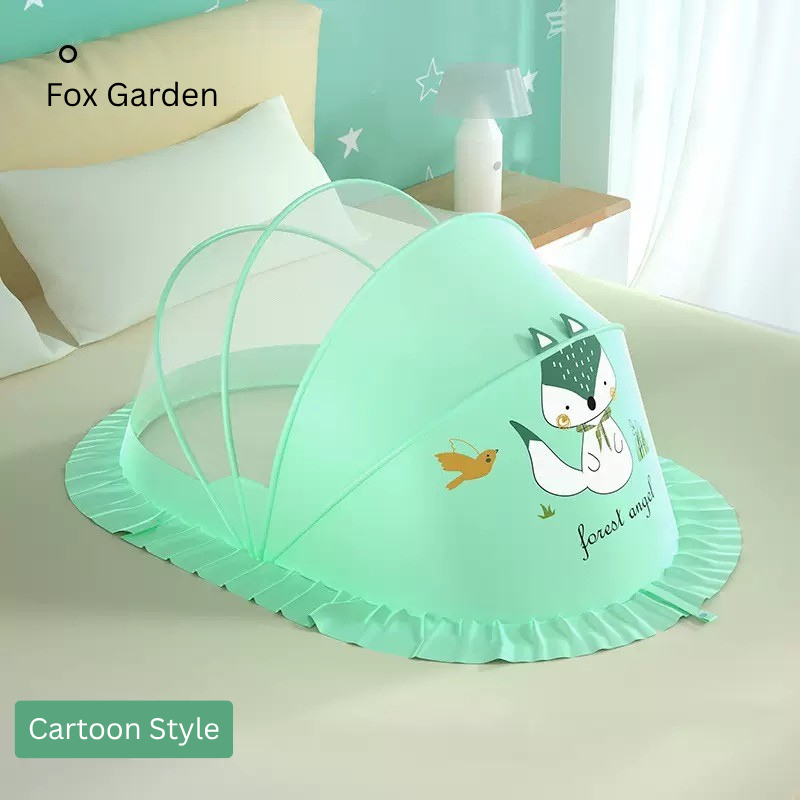 Foldable Baby Mosquito Net | Tool-Free Pop-Up Mosquito Tent | Portable Baby Bed Canopy for Newborns & Infants thumbnail