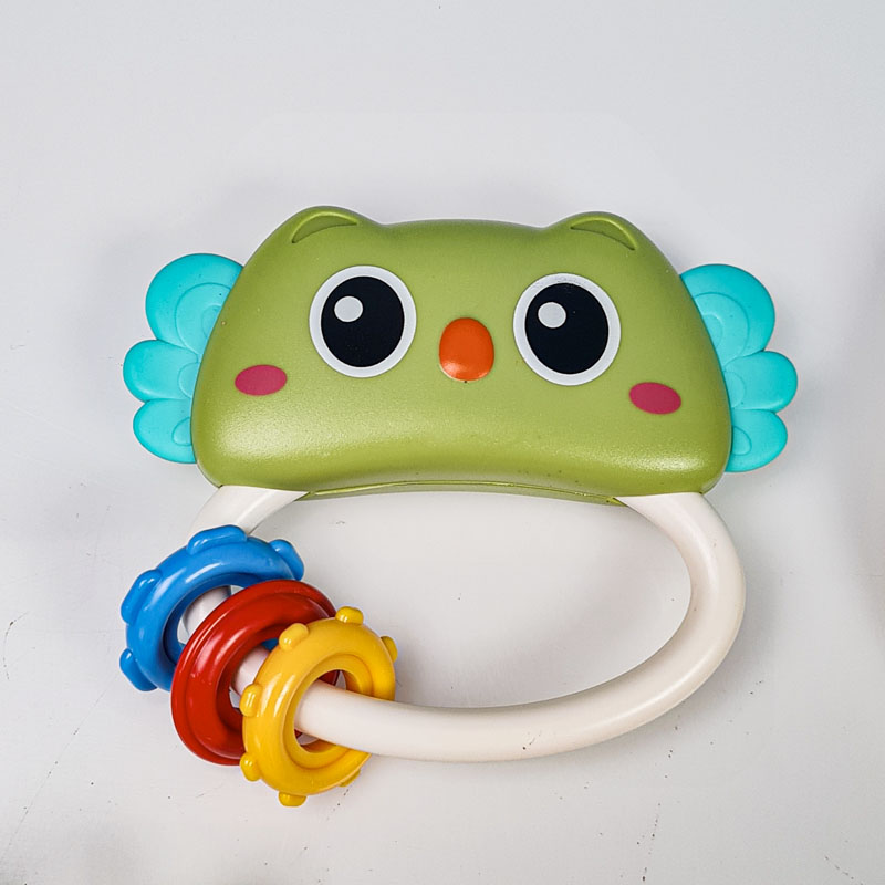 Baby Rattle Toy | Cute Crab & Owl Design | Sound Handheld Rattle for Newborns & Infants | Sensory & Grasping Toy 0+ thumbnail