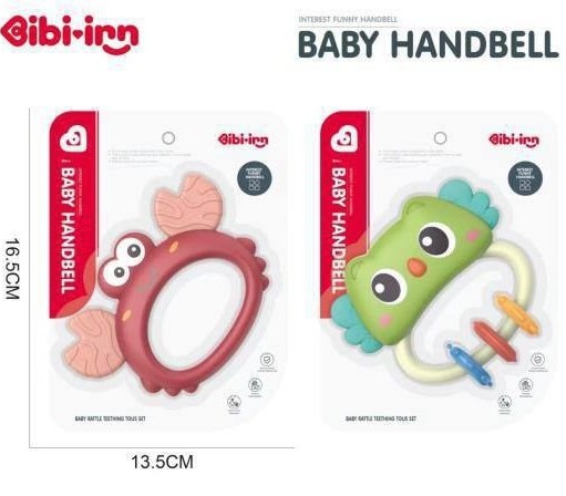 Baby Rattle Toy | Cute Crab & Owl Design | Sound Handheld Rattle for Newborns & Infants | Sensory & Grasping Toy 0+
