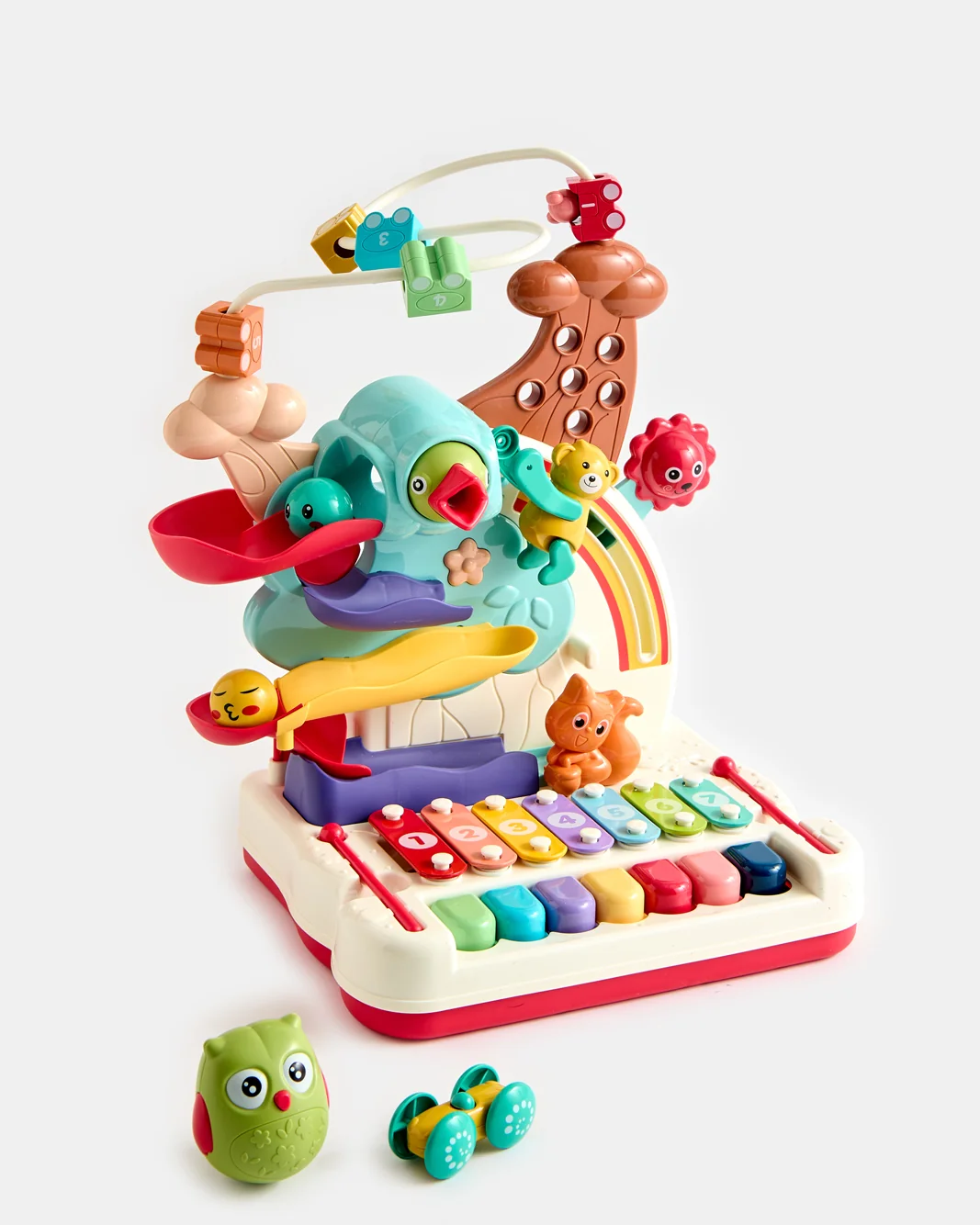 Pathway Puzzle with Xylophone & Piano | Interactive Musical Educational Toy | Fine Motor Skills & Early Learning Activity Board thumbnail